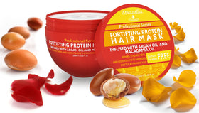 Arvazallia hair mask applied in shower demonstrating deep conditioning benefit
