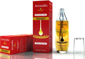 Arvazallia applied to curly hair delivering hydration and frizz control