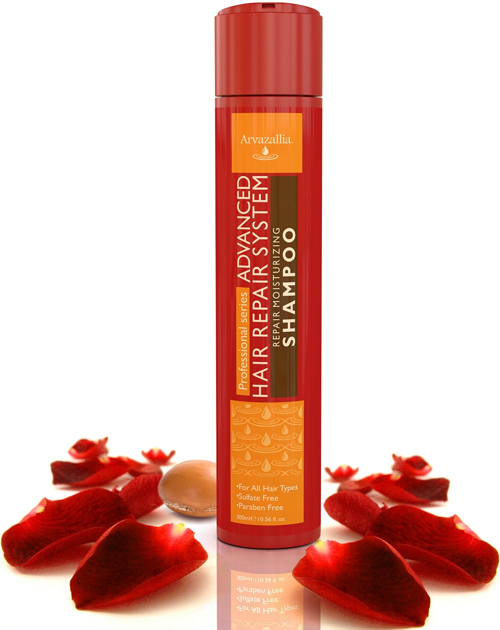 Arvazallia close-up with argan and macadamia oils highlighting nourishing hydration