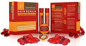 Arvazallia shampoo and conditioner in bathroom styled setting showing effortless use
