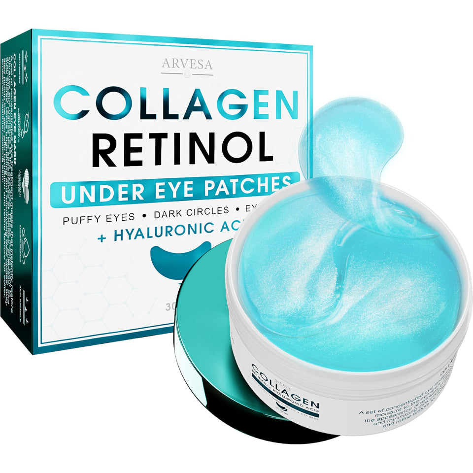 Arvesa front packaging showing 60 gel pads and product benefits