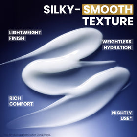 Arvesa night cream on bedroom nightstand suggesting overnight renewal and convenience