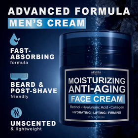 Arvesa on bathroom shelf as part of nighttime routine for restorative care
