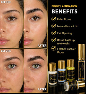 ARYANA NEW YORK duo brush and Y-comb ready to sculpt brows for precise shaping