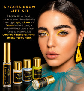 ARYANA NEW YORK open kit contents laid out with tools for convenient application