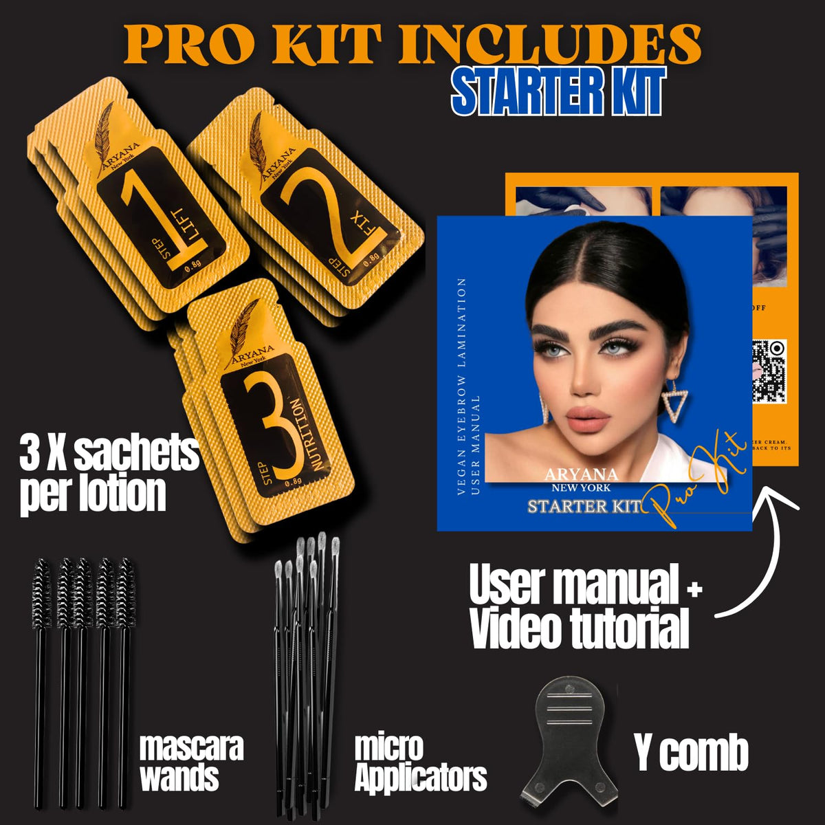 ARYANA NEW YORK user manual with QR-code tutorial for step-by-step guidance