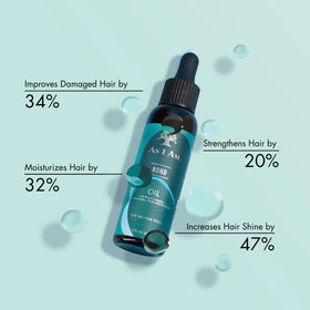As I Am bond oil with moringa and amla ingredients highlighting nourishment benefit
