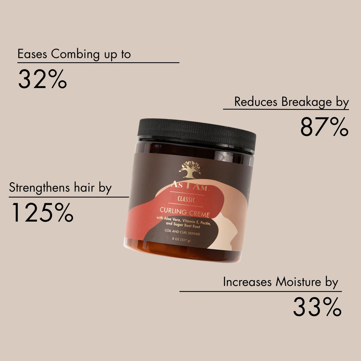 As I Am creamy texture close-up showing smooth consistency for easy application