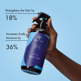 As I Am product texture poured to show lightweight, fast-absorbing formula