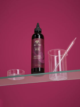 As I Am being massaged into wet hair showing effective cleansing