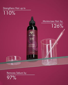 As I Am shampoo lather texture demonstrating gentle foam and hydration