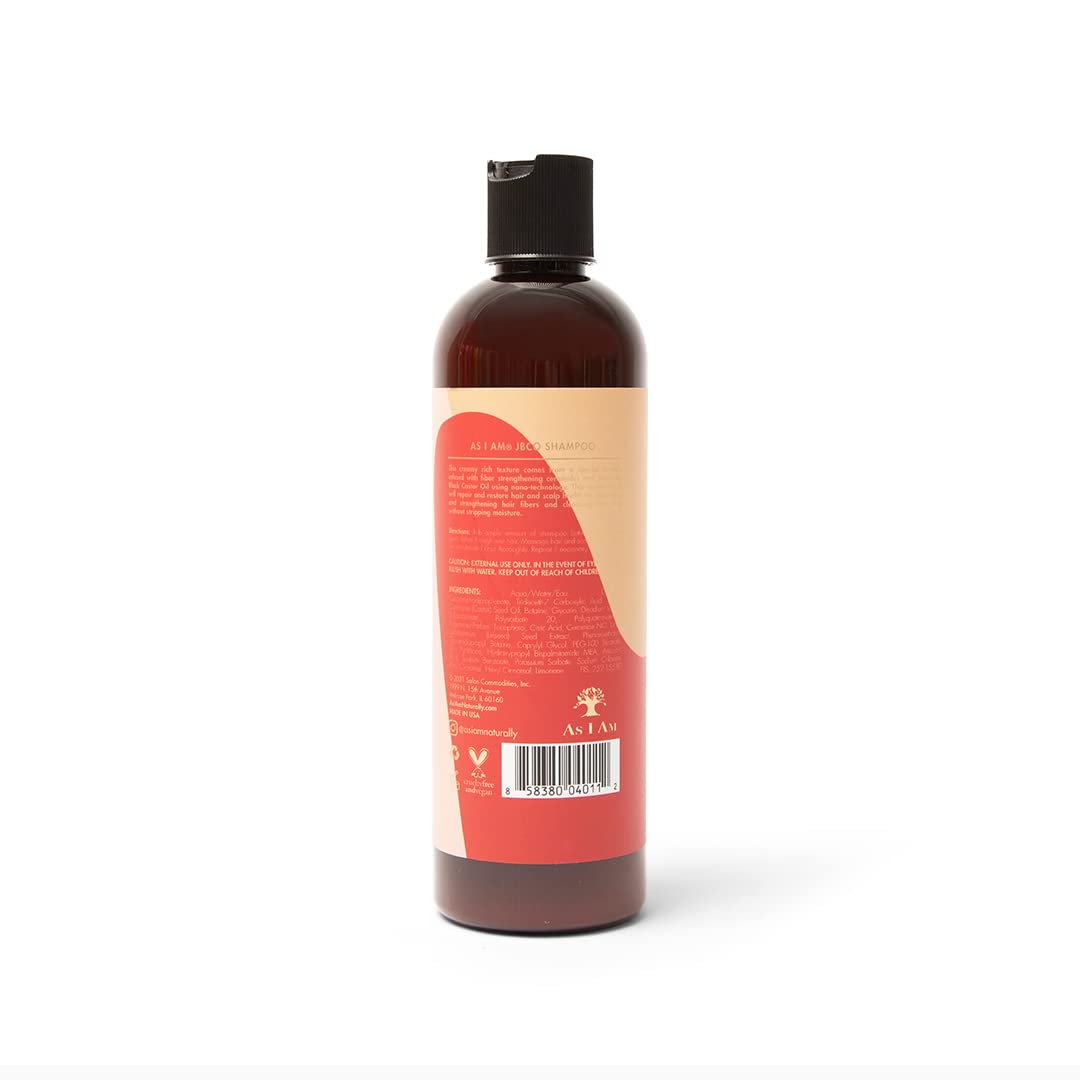 As I Am creamy shampoo texture close-up illustrating rich lather
