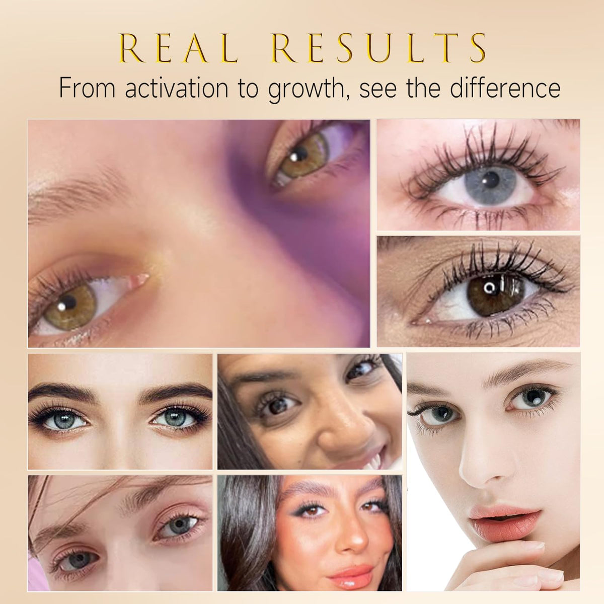 ASAMO demo of serum on upper lash line illustrating correct nightly application technique
