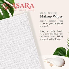 ASARA NEW YORK wipe lifting foundation to display effective makeup and oil removal