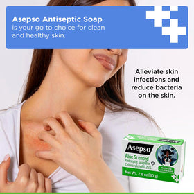 Asepso bar side label showing ingredients for informed choice
