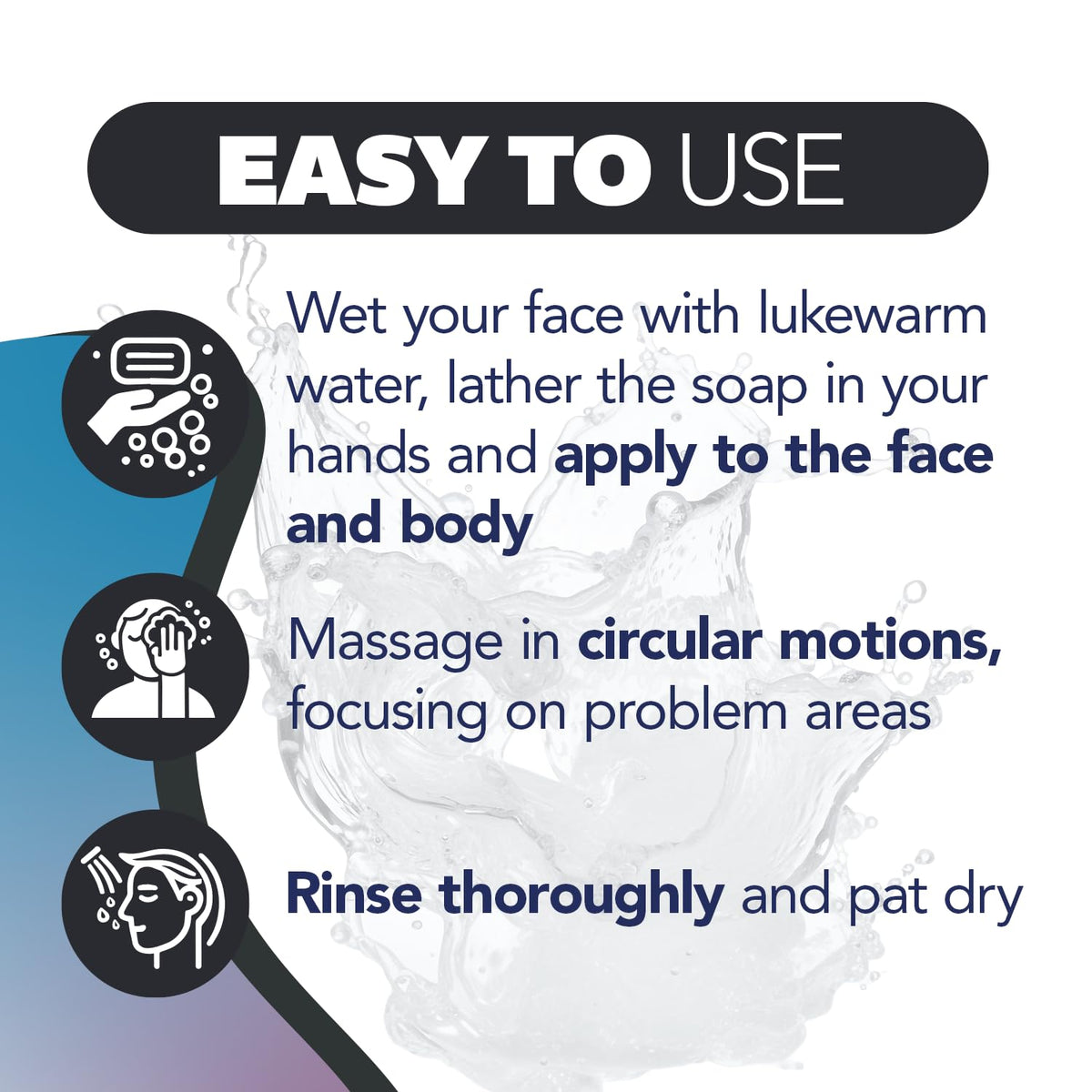 Asepxia being used on face to target pimples and unclog pores