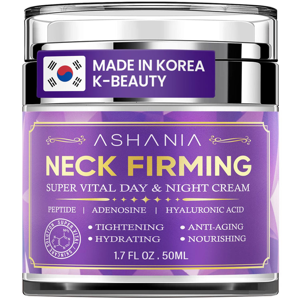 Ashania front jar showing label and compact neck cream packaging benefit visible branding