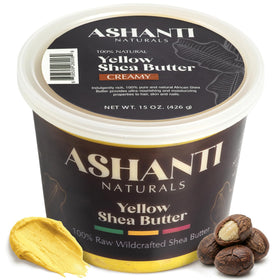 Ashanti Naturals jar front view showing natural branding and clean packaging benefit