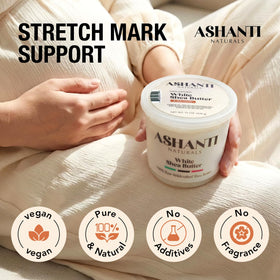 Ashanti Naturals close-up of shea kernels highlighting natural sourcing benefit