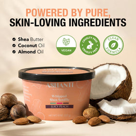ashanti naturals whipped shea texture close-up showing creamy spreadability