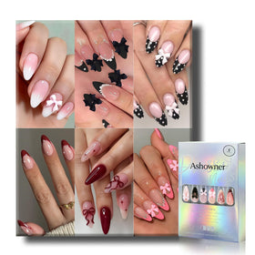 Ashowner front packaging showing black and red bow designs and value bundle