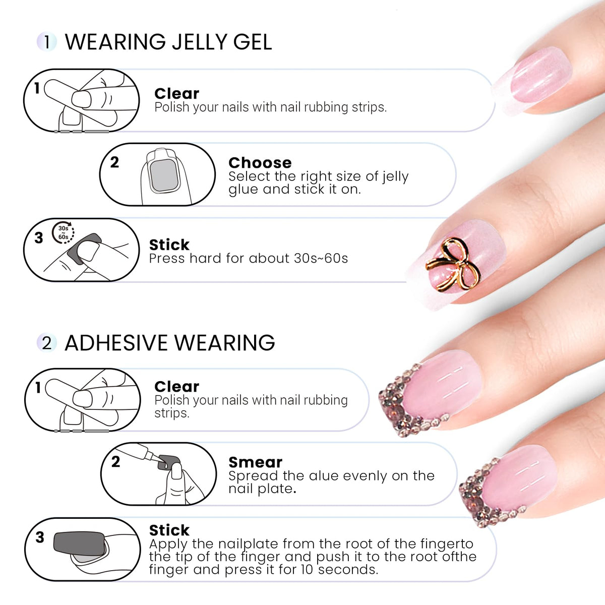 Ashowner lifestyle image wearing nails with outfit for event-ready instant glam