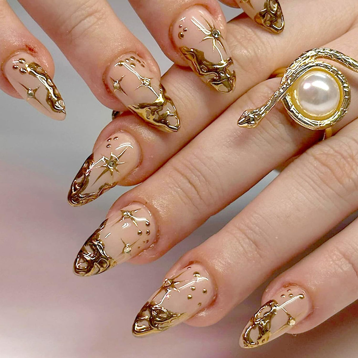 Ashowner close-up of nail surface texture highlighting glossy finish and scratch resistance