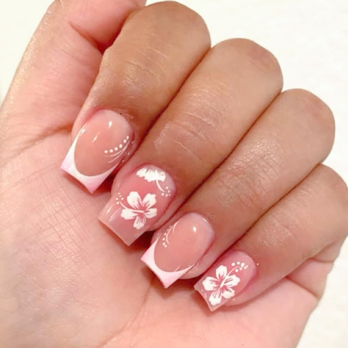 Ashowner flat layout of six styles illustrating variety and spare nails for flexibility
