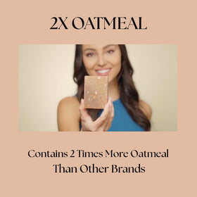 Aspen Kay Naturals close-up oats and honey showing natural ingredients