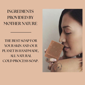 Aspen Kay Naturals lather on hand demonstrating creamy moisturizing lather