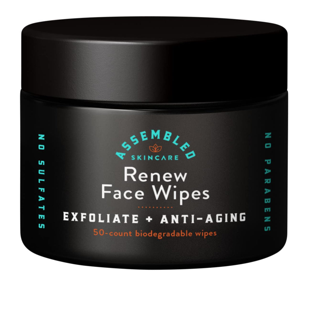 ASSEMBLED front pouch showing Renew Face Wipes packaging and convenience