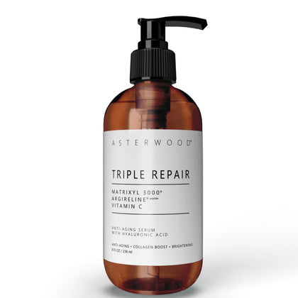 Asterwood front packaging showing bottle and label, clear branding and benefit
