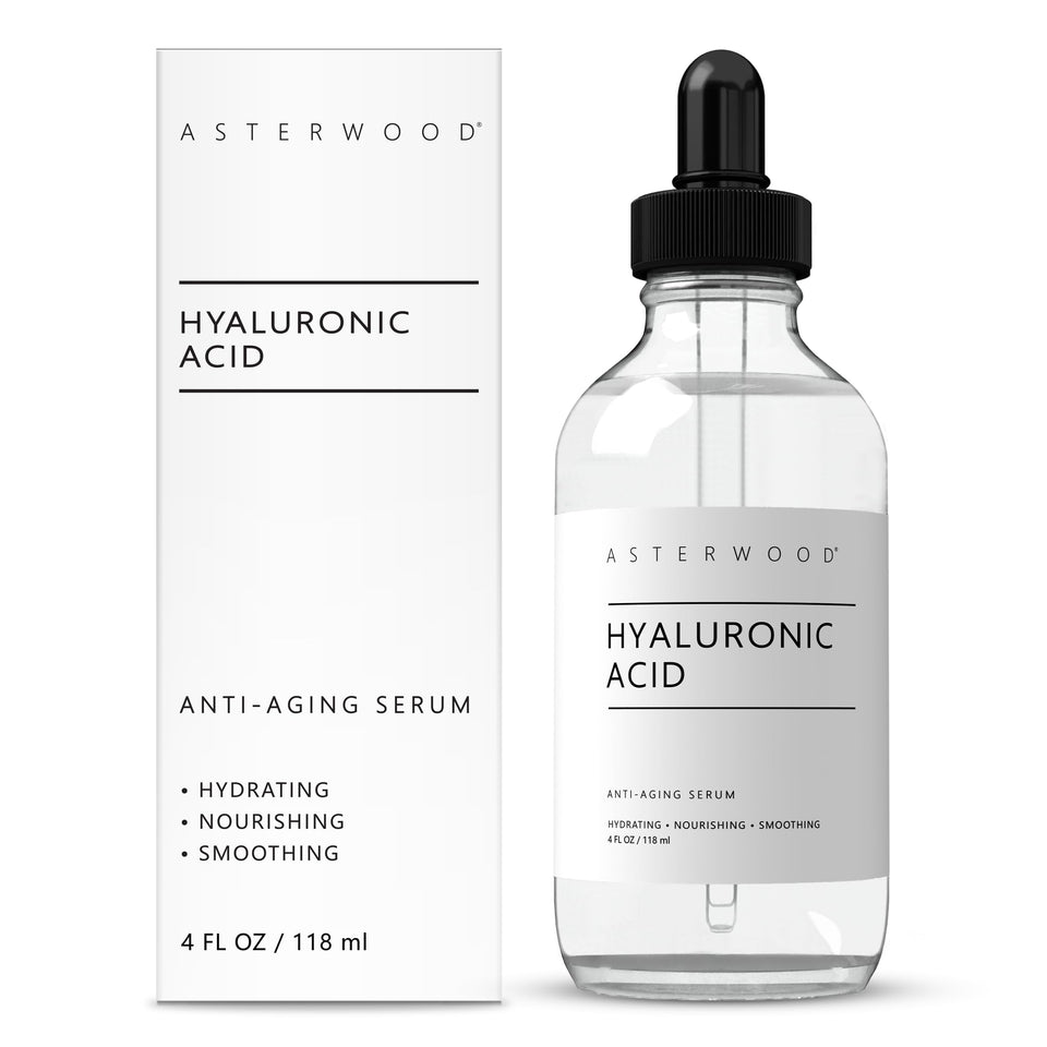 Asterwood front bottle shot showing clean packaging and product benefit hydrating skin