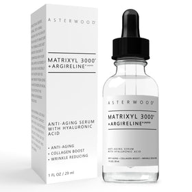 Asterwood serum front packaging showing brand and clean design for trust