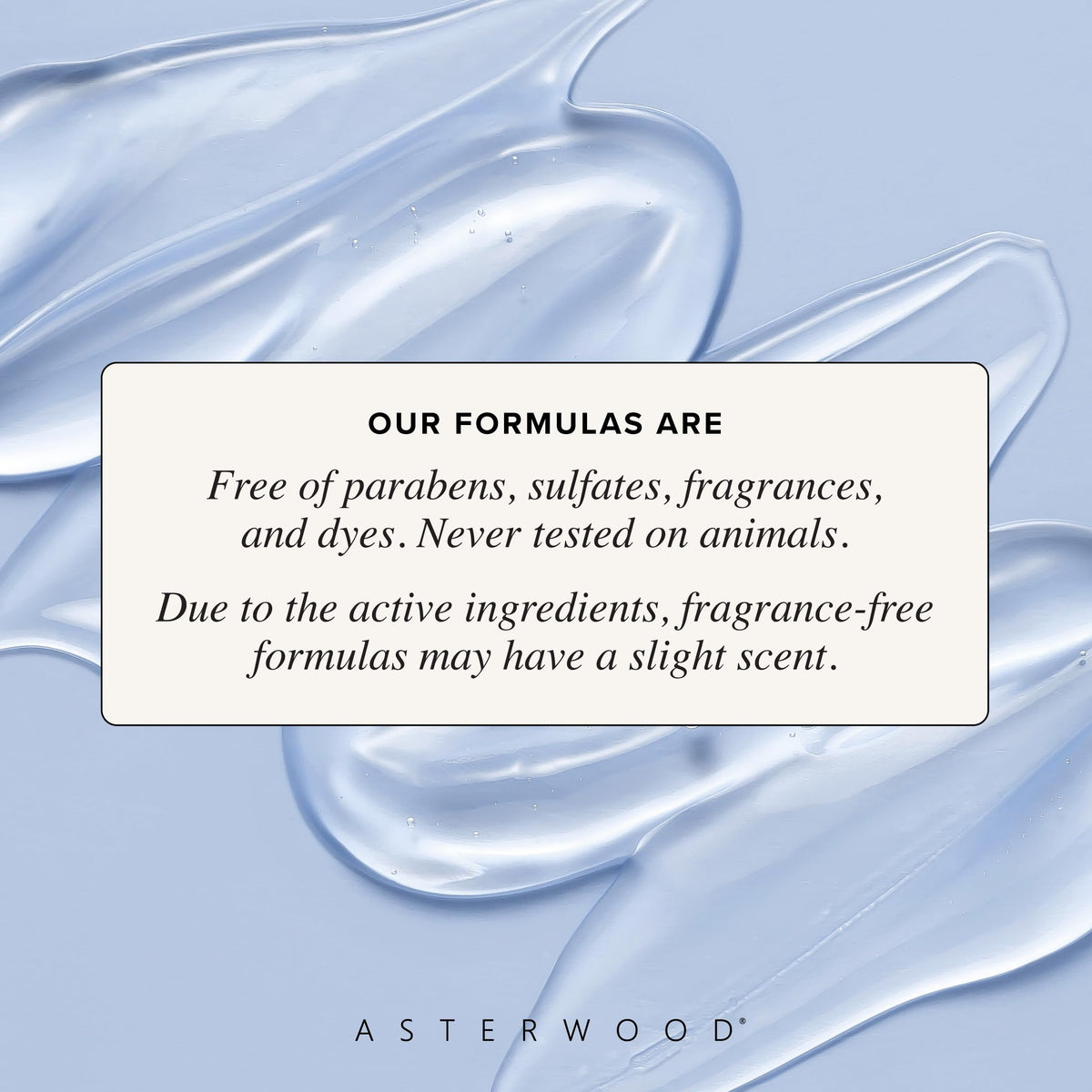 Asterwood bottle in hand showing 1 fl oz size for travel-friendly use
