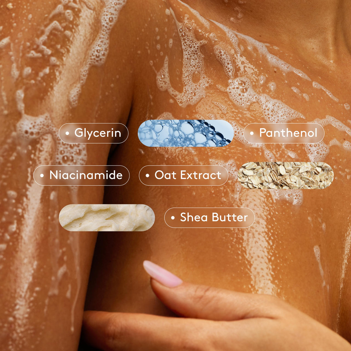 Athena Club back label close-up displaying ingredient list and claims