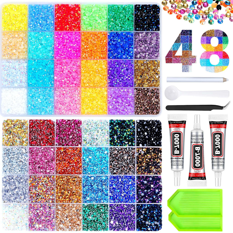 Atifober front packaging showing full 48-color kit and organized boxes for easy project starts