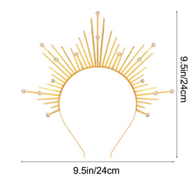 Atoden halo size comparison with ruler showing approximate 9.5 inch fit