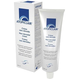 Atopiclair cream texture close-up illustrating smooth, non-greasy hydration
