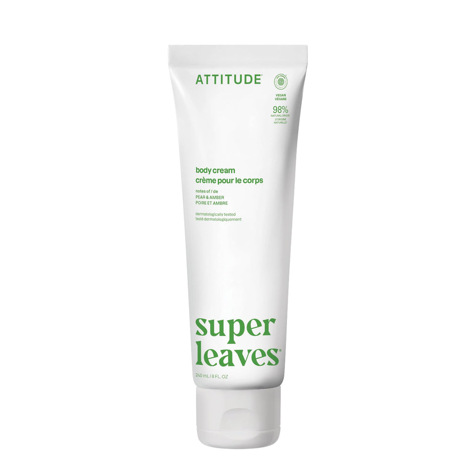 BIO SPECTRA ATTITUDE front packaging showing label and pear amber scent benefit