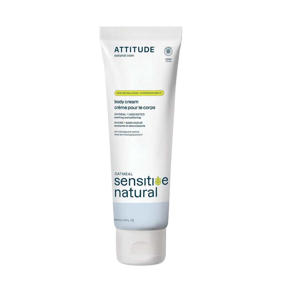 BIO SPECTRA ATTITUDE front packaging showing unscented body cream benefits