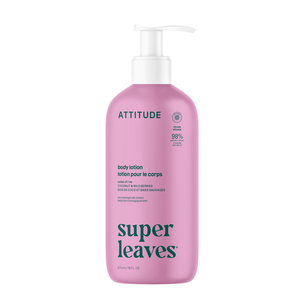 ATTITUDE front bottle view showing clean EWG Verified label and scent