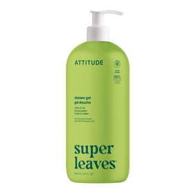 ATTITUDE front bottle shot showing pear amber label and volume benefit