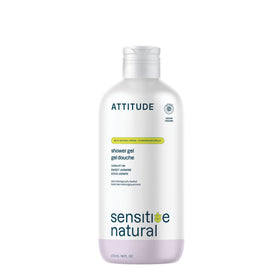 ATTITUDE front packaging showing gentle body wash and calming label benefit
