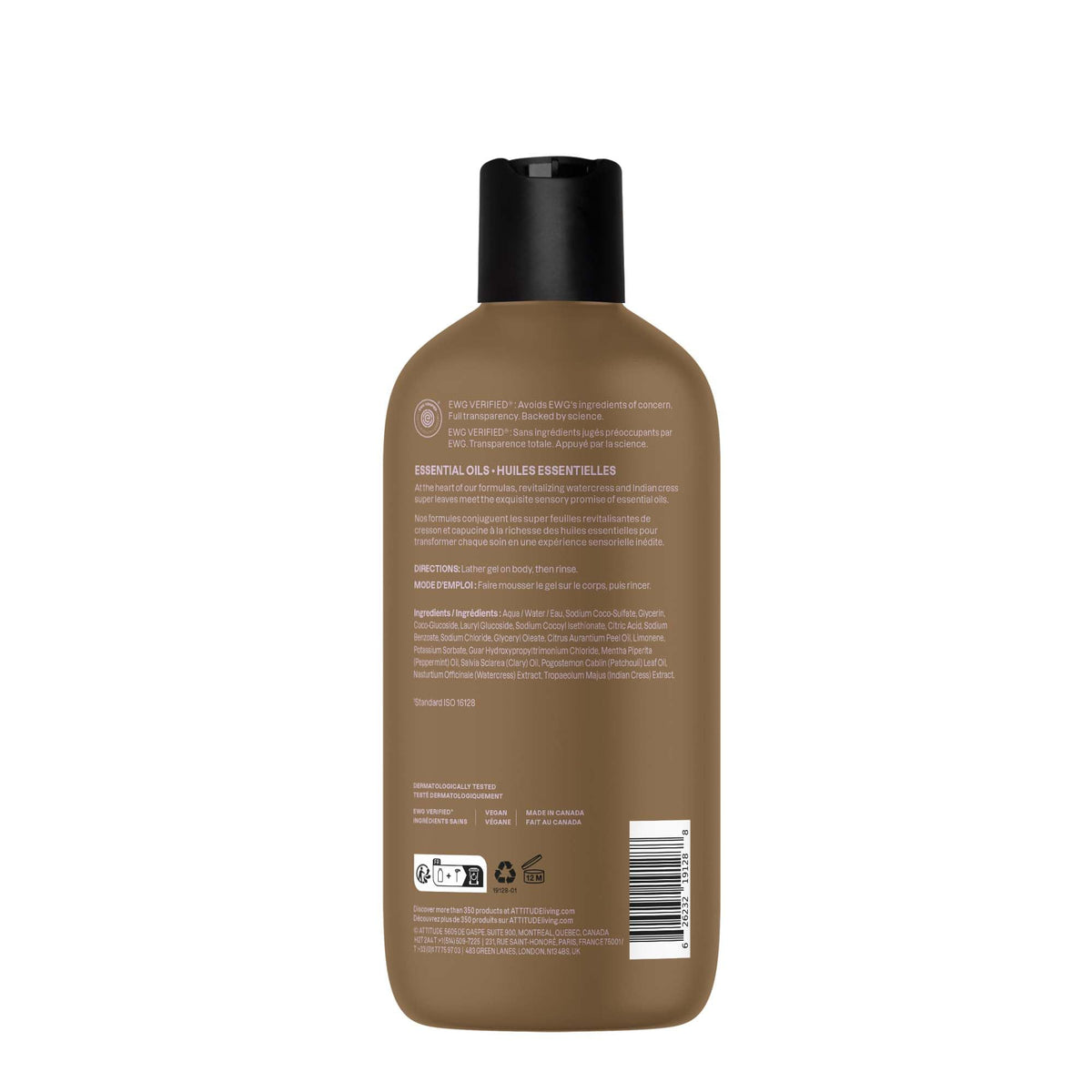 ATTITUDE in a shower setting conveying refreshing daily ritual benefit