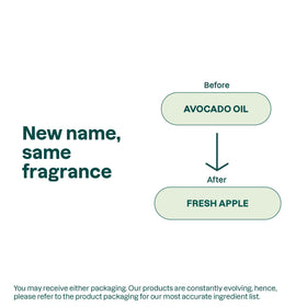 ATTITUDE HDPE #2 recyclable bottle label emphasizing eco-conscious packaging benefit