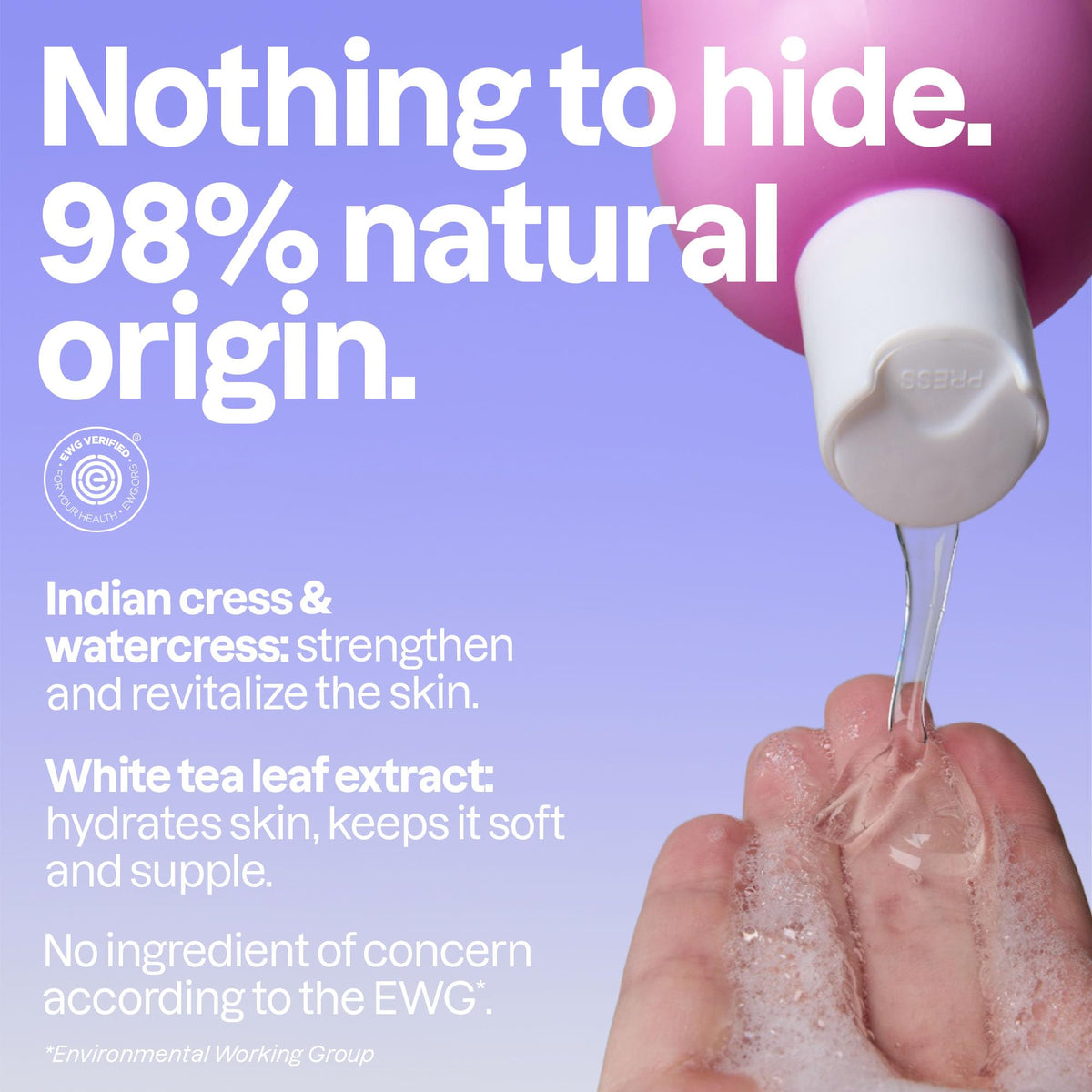 BIO SPECTRA ATTITUDE creamy foam texture demonstrating gentle lather