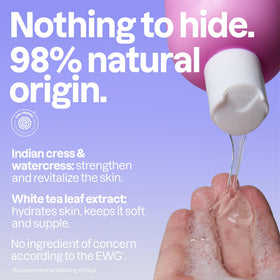 BIO SPECTRA ATTITUDE creamy foam texture demonstrating gentle lather