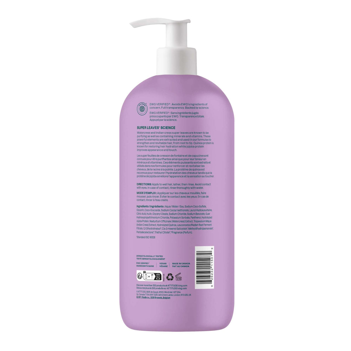 BIO SPECTRA ATTITUDE bottle styled on bathroom shelf for everyday use inspiration