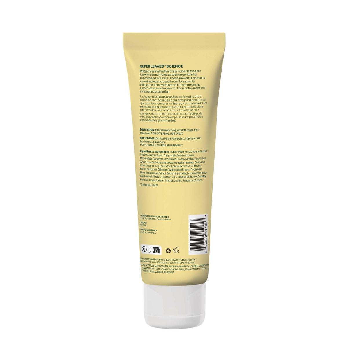 BIO SPECTRA ATTITUDE after-use styled hair showing shine and improved manageability